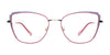 Red Rose MESTRE Eyeglasses | Size 54 / Black Coral