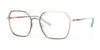 Red Rose MIRANDOLA Eyeglasses | Size 53 / Rose Gold Sky