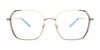 Red Rose MIRANDOLA Eyeglasses | Size 53 / Rose Gold Sky