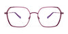 Red Rose MIRANDOLA Eyeglasses | Size 53 / Rose Gold Sky