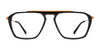 Red Rose MONZA Eyeglasses | Size 54 / Black Orange