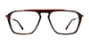 Red Rose MONZA Eyeglasses | Size 54 / Black Orange