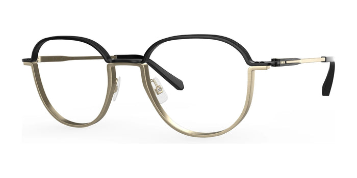 Red Rose NAVIGLI Eyeglasses | Size 51 / Black Gold