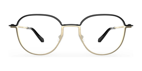 Red Rose NAVIGLI Eyeglasses / Size 51 / Black Gold