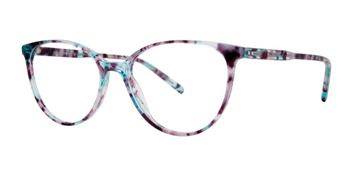 Red Rose POMEZIA Eyeglasses / Size 54 / Aqua Plum Tortoise