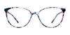 Red Rose POMEZIA Eyeglasses | Size 54 / Aqua Plum Tortoise