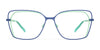Red Rose POSITANO Eyeglasses | Size 52 / Black Red