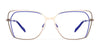 Red Rose POSITANO Eyeglasses | Size 52 / Black Red