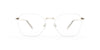 Red Rose RHO Eyeglasses | Size 49 / White Gold