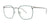 Red Rose RIMINI Eyeglasses | Size 53 / Jade Silver
