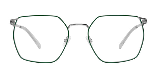 Red Rose RIMINI Eyeglasses / Size 53 / Jade Silver