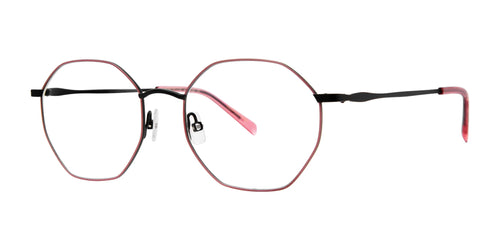 Red Rose SARNO Eyeglasses / Size 52 / Pink Black