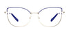 Red Rose STEFANIA Eyeglasses | Size 54 / Navy Gold