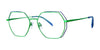 Red Rose TARANTO Eyeglasses | Size 51 / Turkish Sea/Greenbriar