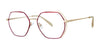 Red Rose TARANTO Eyeglasses | Size 51 / Iced Coffee/Hawthorne Rose