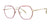 Red Rose TARANTO Eyeglasses | Size 51 / Iced Coffee/Hawthorne Rose
