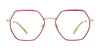 Red Rose TARANTO Eyeglasses | Size 51 / Black Sky