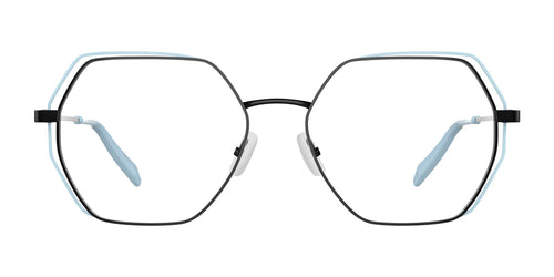 Red Rose TARANTO Eyeglasses / Size 51 / Black Sky