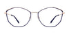 Red Rose VENOSA Eyeglasses | Size 54 / Plum Rose Gold