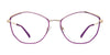 Red Rose VENOSA Eyeglasses | Size 54 / Plum Rose Gold