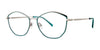 Red Rose VENOSA Eyeglasses | Size 54 / Teal Gunmetal
