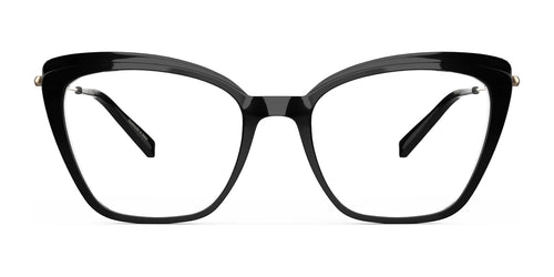 Red Rose VITA Eyeglasses / Size 53 / Black Gold
