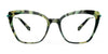 Red Rose VITA Eyeglasses | Size 53 / Black Gold