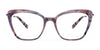 Red Rose VITA Eyeglasses | Size 53 / Black Gold
