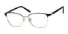 Reflections R792 Eyeglasses | Size 55 / Black/Gold