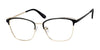 Reflections R799 Eyeglasses | Size 55 / Black/Gold