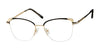 Reflections R804 Eyeglasses | Size 51 / Black/Gold