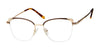 Reflections R804 Eyeglasses | Size 51 / Chocolate/Gold