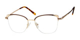 Reflections R804 Eyeglasses Chocolate / Gold