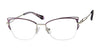 Reflections R808 Eyeglasses | Size 52 / Plum/Silver