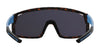 RE Ranger Duster Shooting Sunglasses | Size 72 / Matte Black & Flash Purple Lenses / Size Bayonet 130mm