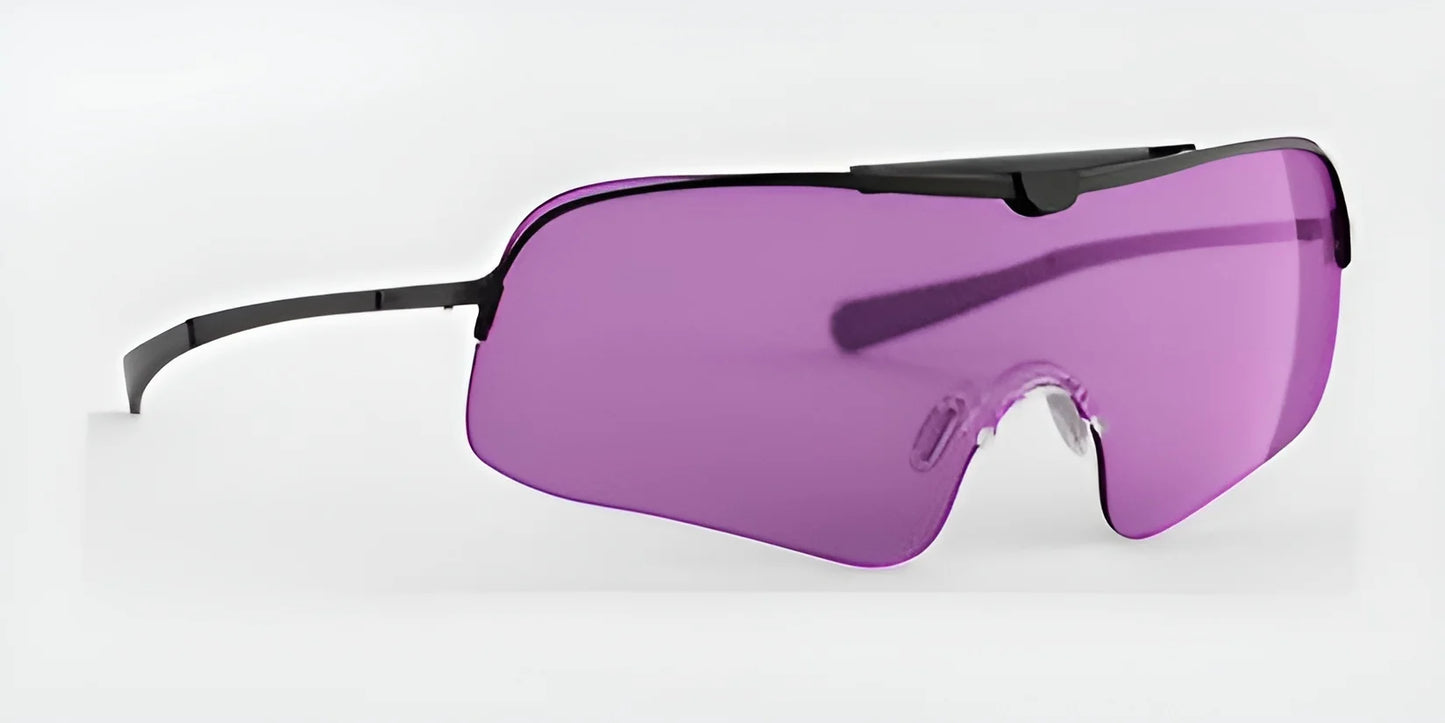 RE Ranger Falcon Shooting Sunglasses Matte Black & Dark Purple / Bayonet