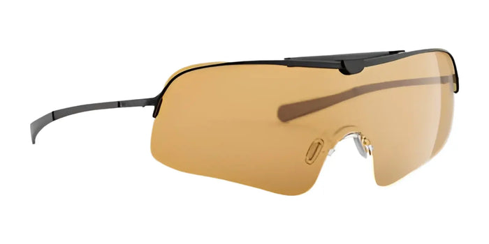 RE Ranger Falcon Shooting Sunglasses | Size 64 / Matte Black & Orange / Size Bayonet 130mm