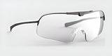 The RE Ranger Falcon Pro Shooting Glasses, featuring a sleek black frame and aerodynamic lens design, are ideal for shooting enthusiasts and are showcased on a light gray background.