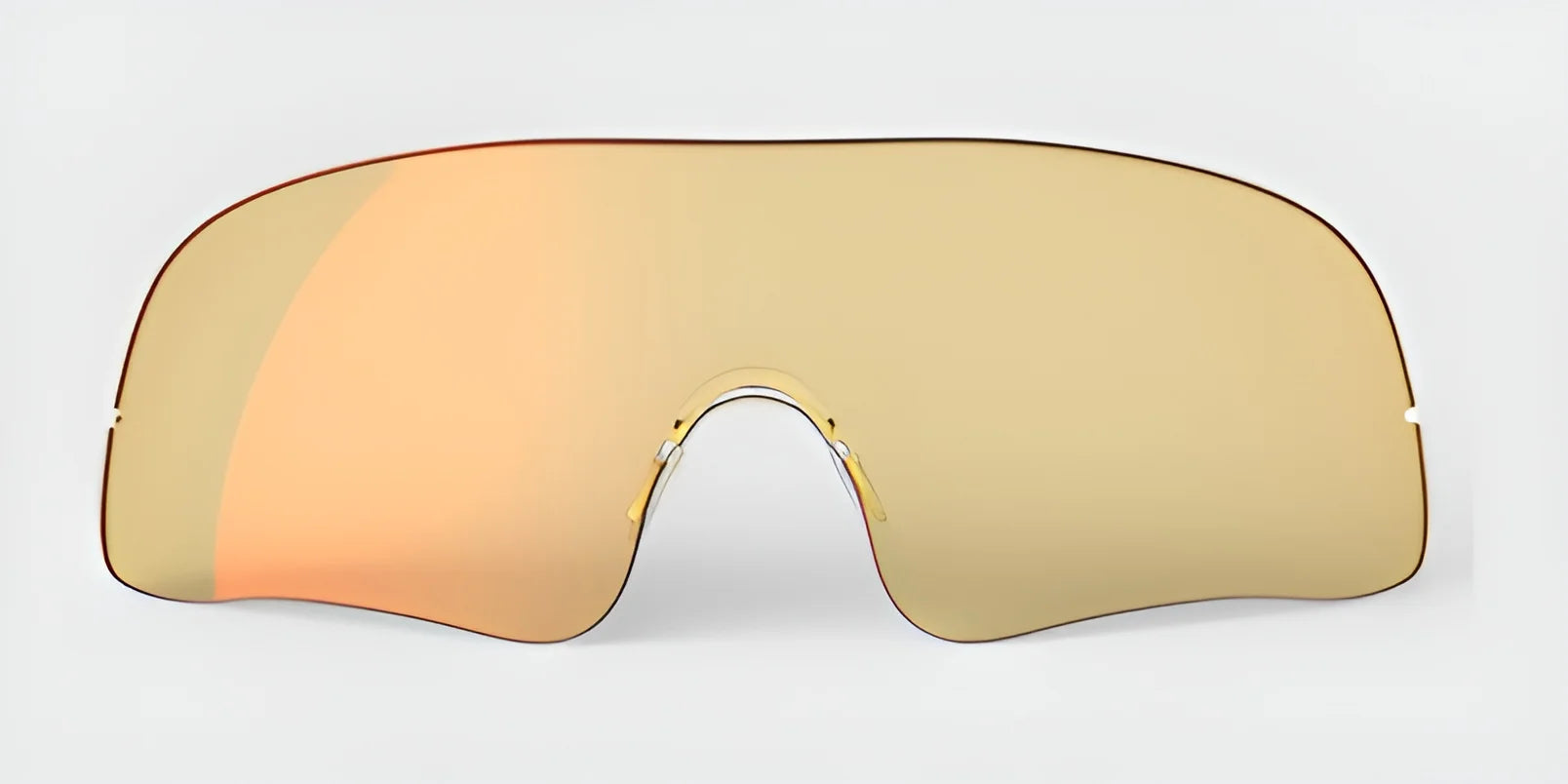 Featuring a sleek and minimal design, these oversized visor-style sunglasses with yellow-tinted lenses by RE Ranger are perfect for outdoor activities. The Falcon Pro Lens ensures optimal vision on any light background.