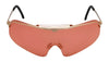 RE Ranger Falcon Sport Shooting Sunglasses | Size 64 / 22k Satin Rose Gold / Size Skull 140mm
