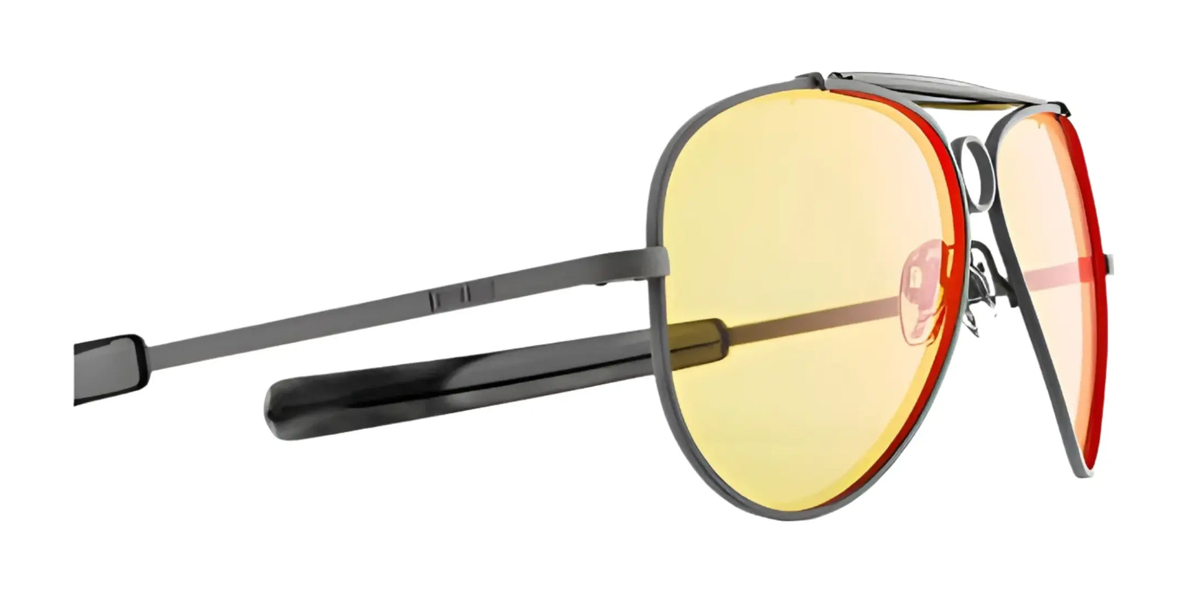 RE Ranger Heritage Eyewear Sunglasses Stainless Steel & Medium Yellow / Bayonet