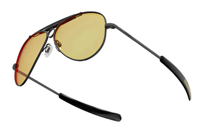 RE Ranger Heritage Eyewear Sunglasses Stainless Steel & Medium Yellow / Bayonet