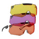Velocity Black & Medium Yellow / HD Medium / Dark Purple