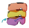 RE Ranger HyperShot Shooting Glasses | Size 72 / Rapid Blue & Medium Yellow / HD Medium / Dark Purple