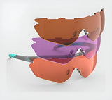 RE Ranger Phantom 2.0 Shooting Sunglasses Smoke / Mint & HD Medium, Dark Purple, Modified Brownes / Bayonet