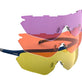 Navy Blue/Grey & HD Medium, Dark Purple, Medium Yellowes