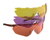 RE Ranger Phantom 2.0 Shooting Sunglasses | Size 146 / Tortoise & HD Medium, Dark Purple, Medium Yellowes / Size Bayonet 120mm