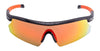 RE Ranger Phantom Shooting Sunglasses | Size 64 / Dark Purple & HD Medium & RangerRed™ Flash (UV Sun)