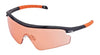 RE Ranger Phantom Shooting Sunglasses | Size 64 / Dark Purple & HD Medium & RangerRed™ Flash (UV Sun)