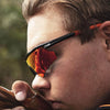 RE Ranger Phantom Shooting Sunglasses | Size 64 / Dark Purple & HD Medium & RangerRed™ Flash (UV Sun)